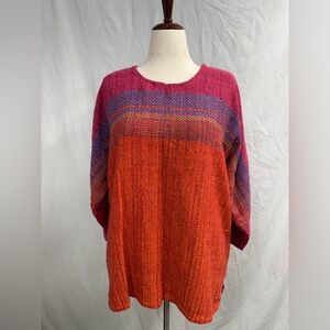 Vibrant Orange and pink Women's Tunic